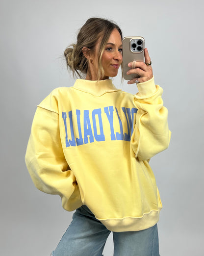 Dilly Dally Sweatshirt - Yellow