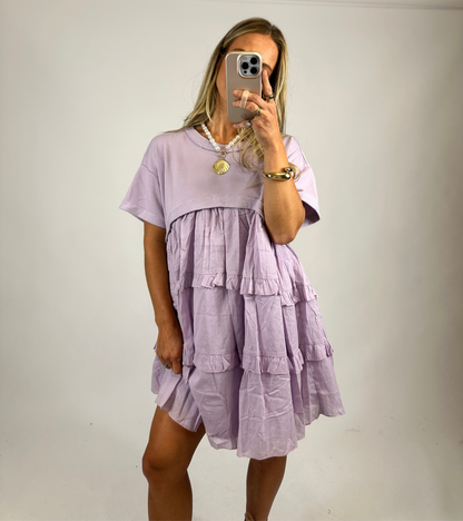 Lavender Babydoll Dress | August Moon Boutique