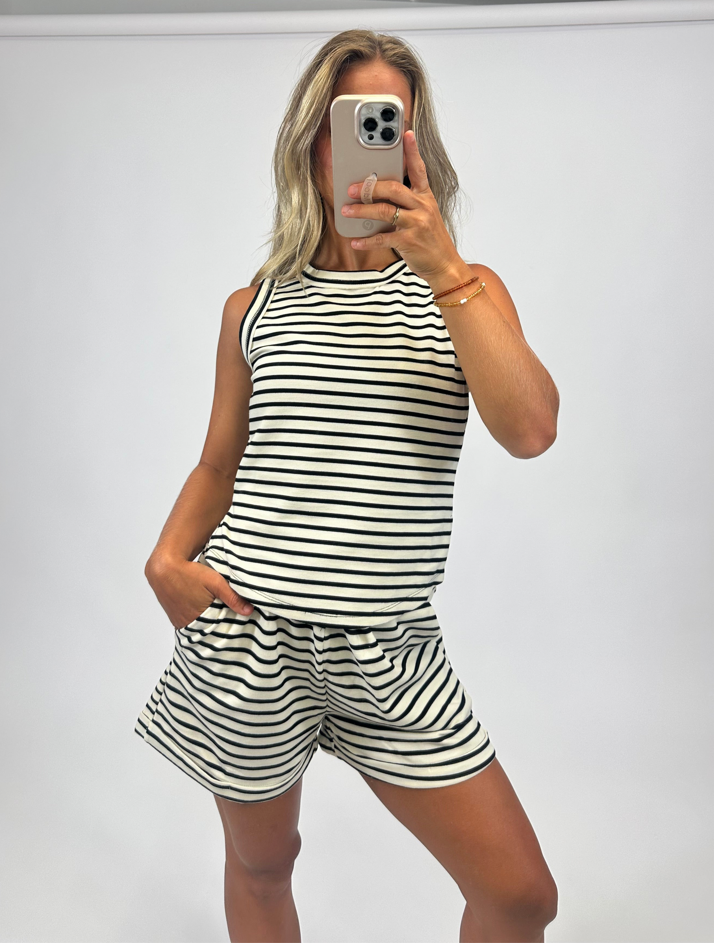 Metro Stripe Shorts