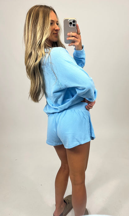 Skyline Lace Sweatshirt & Skort Set