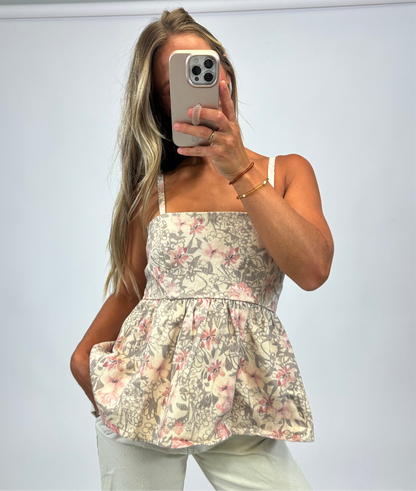 Millie Peplum Tank