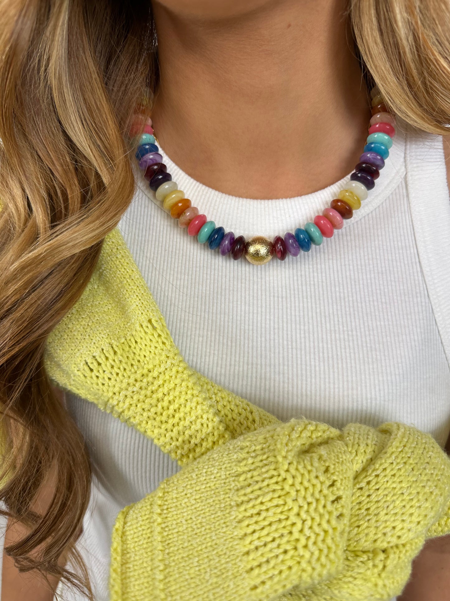 Maren Beaded Necklace - Multi Color