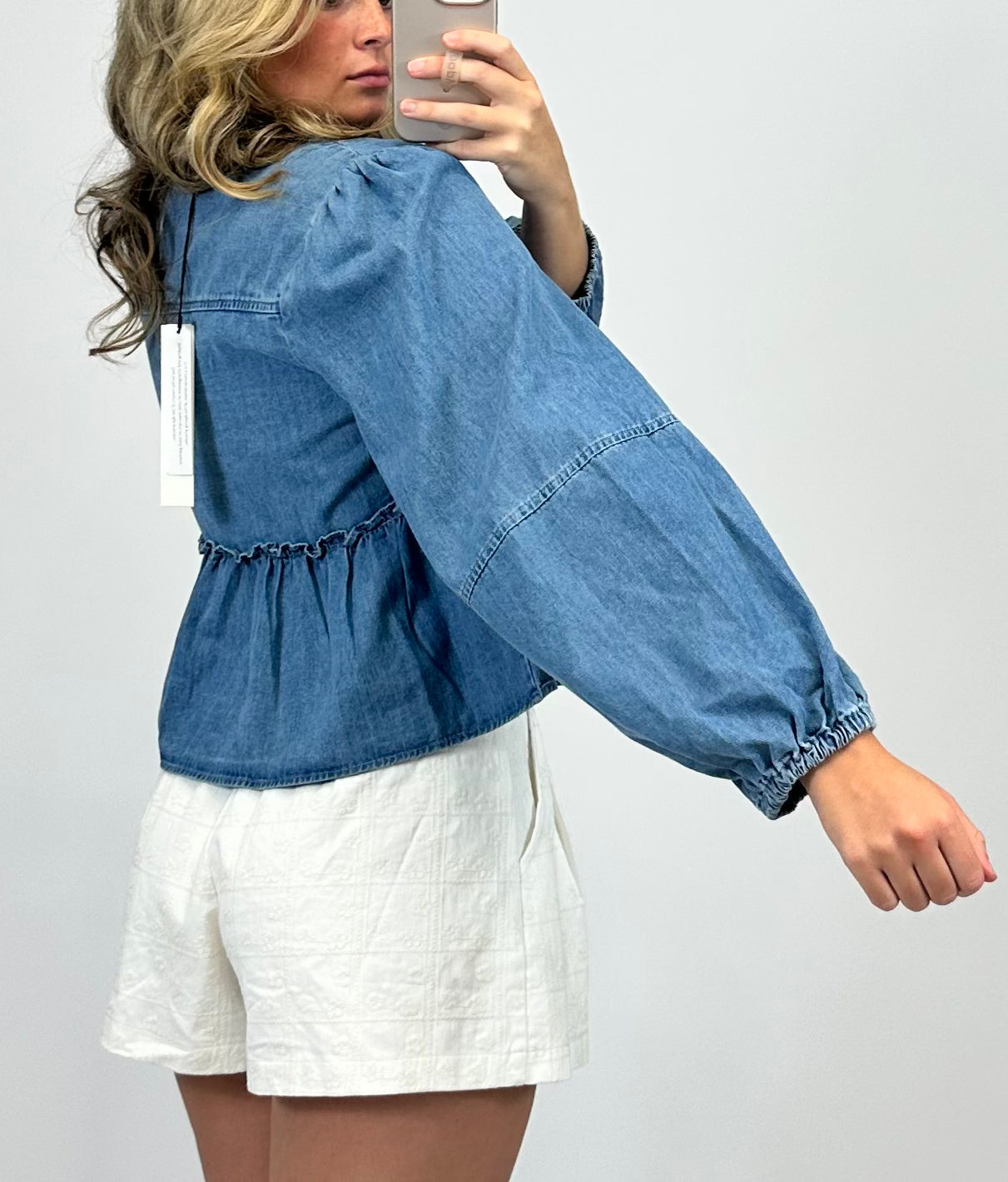 Etta Denim Top