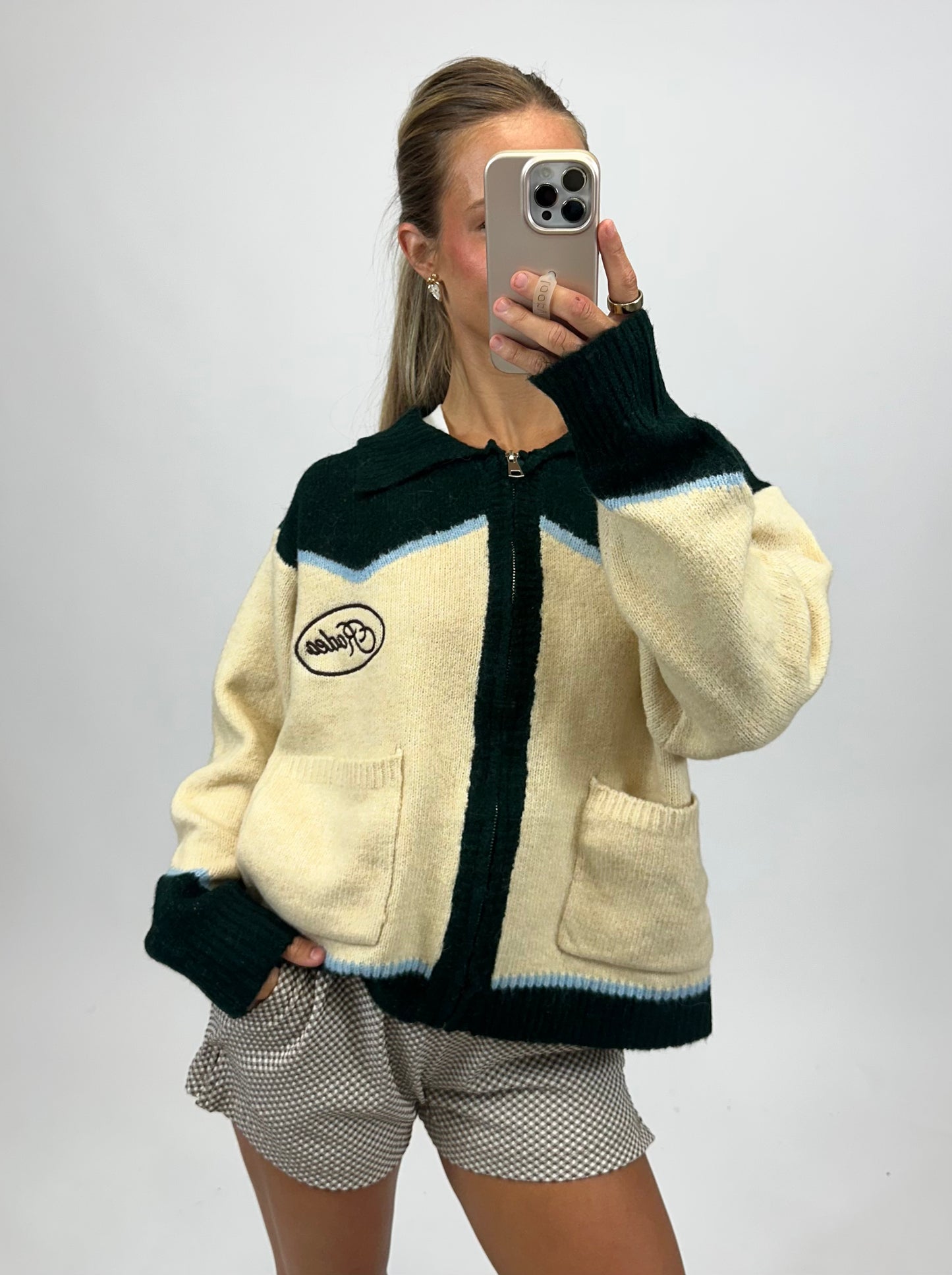 Rodeo Cowboy Zip-up Sweater
