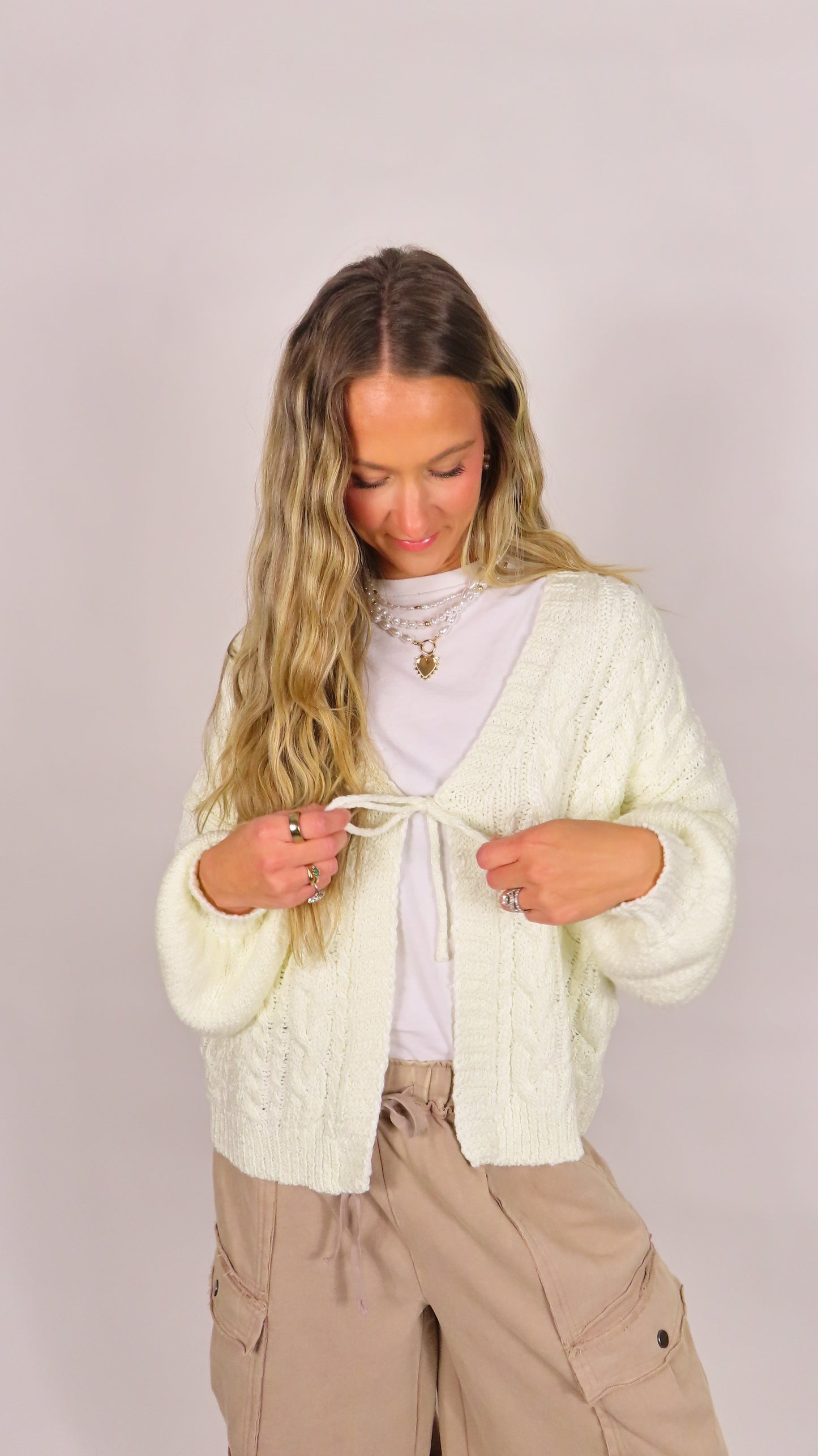 Everything Tie Front Cardigan