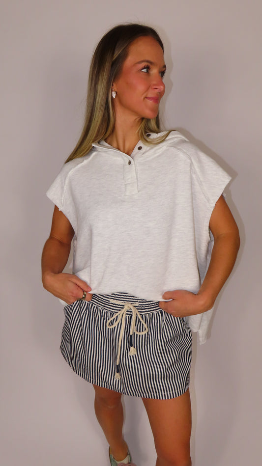 Ella Sleeveless Hoodie