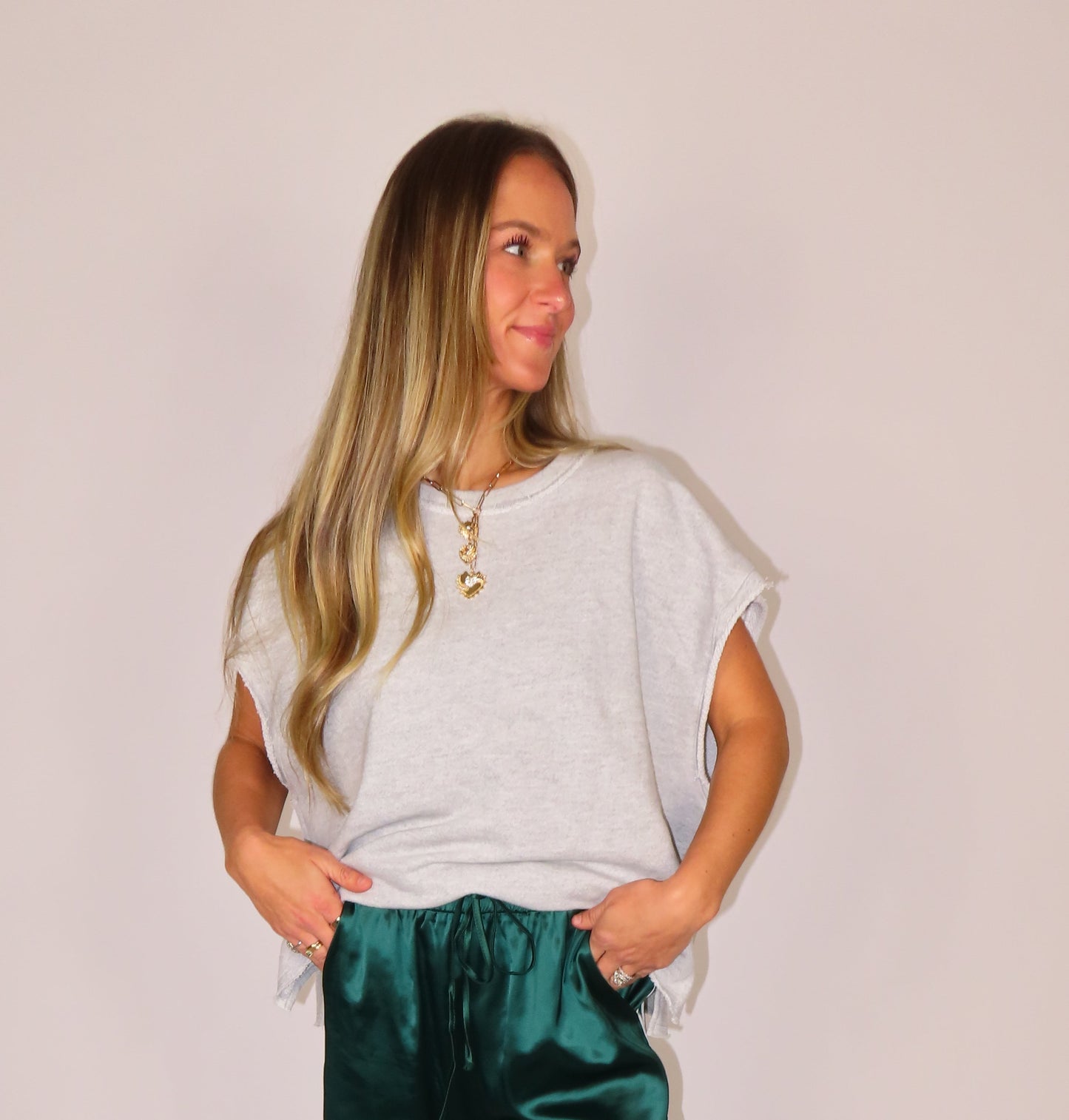 Avery Terry Muscle Tee