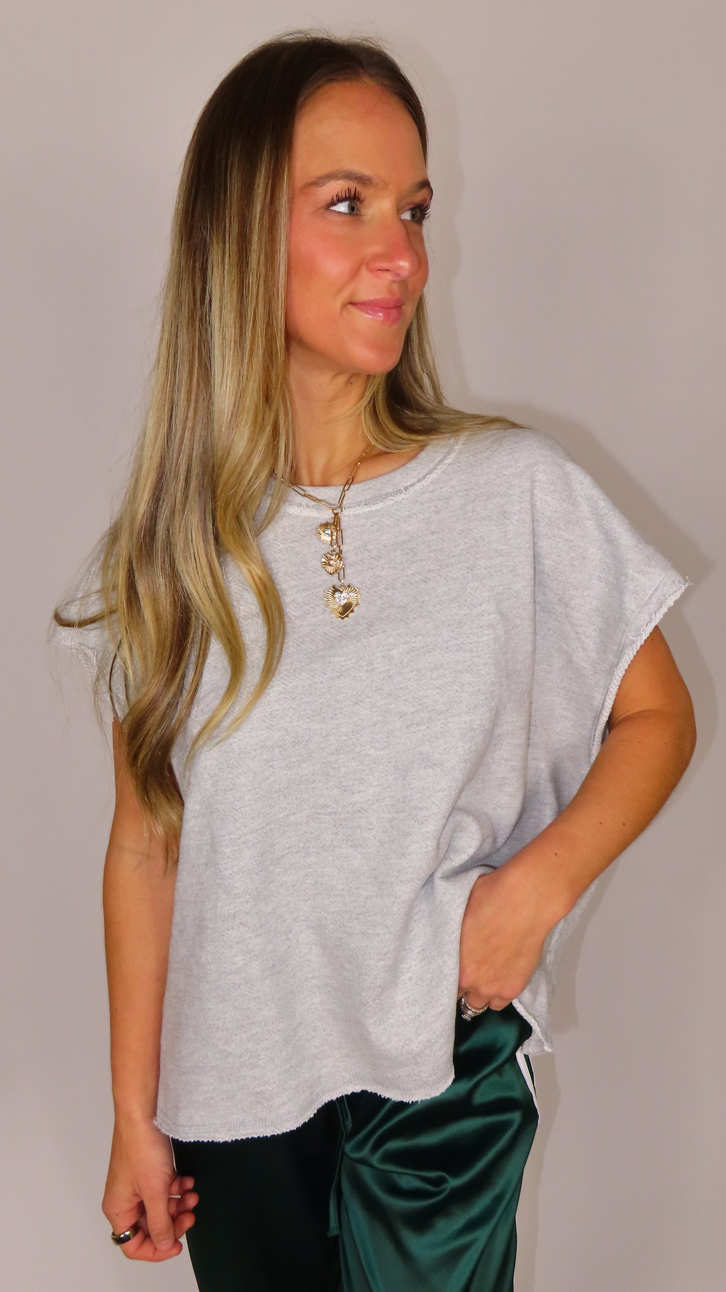 Avery Terry Muscle Tee