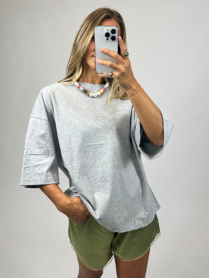 The Calla Classic Tee- Gray