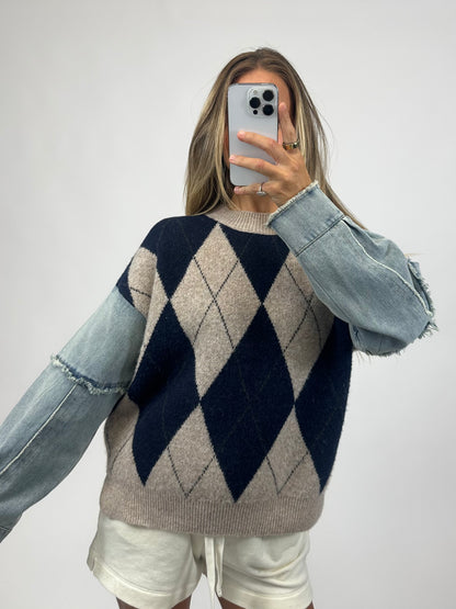 The Denim Knit Sweater
