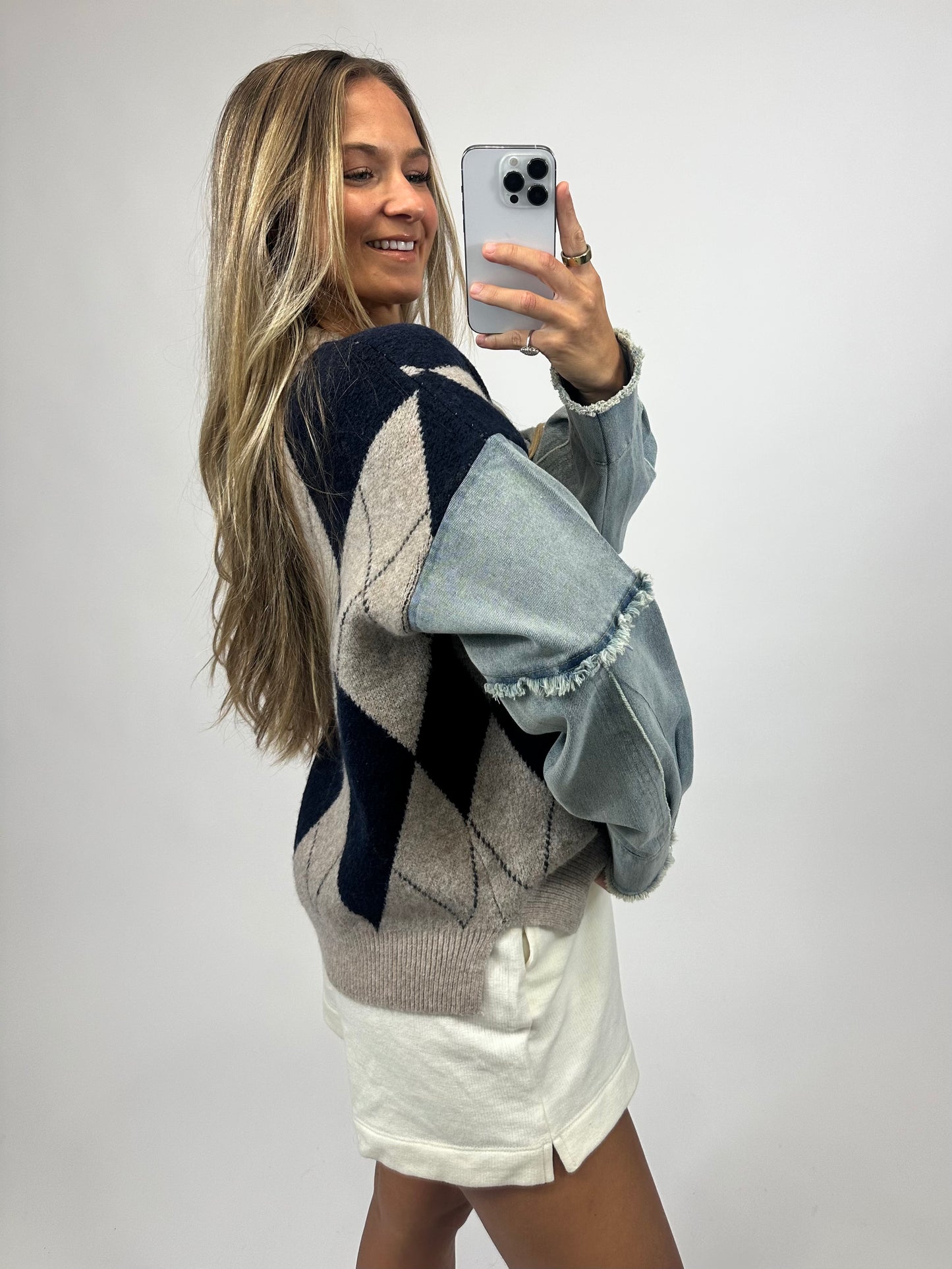 The Denim Knit Sweater