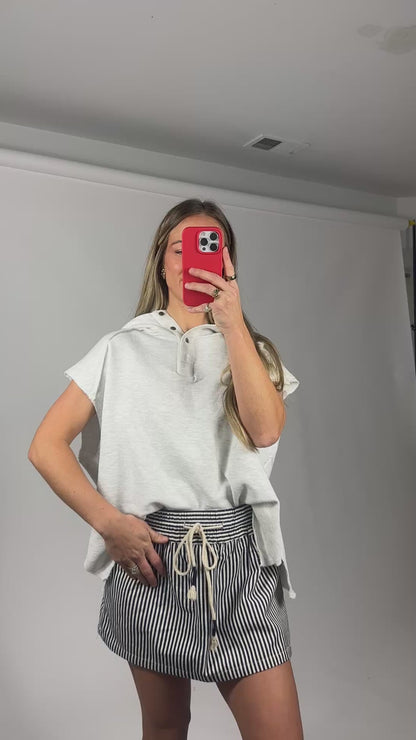 Ella Sleeveless Hoodie