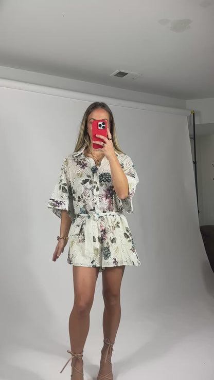 Noah Floral Romper